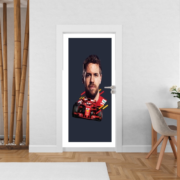 Sticker Vettel Formula One Driver