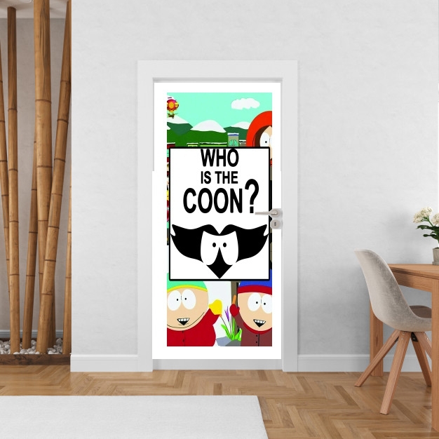 Sticker Who is the Coon ? Tribute South Park cartman