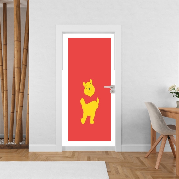 Sticker Winnie The pooh Abstract