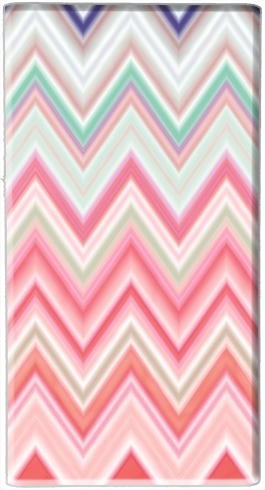 Batterie colorful chevron in pink