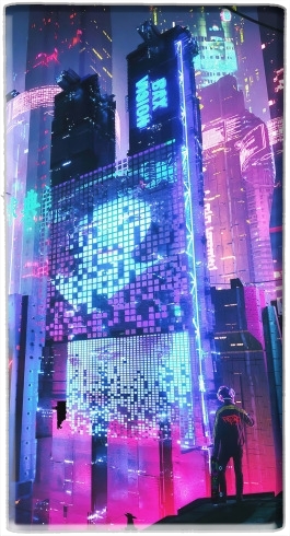 Batterie Cyberpunk city night art