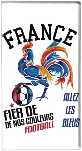 Batterie France Football Coq Sportif Fier de nos couleurs Allez les bleus