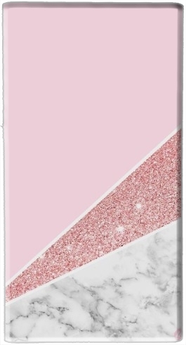 Batterie Initiale Marble and Glitter Pink