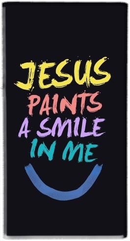 Batterie externe de secours USB 10 000mAh Jesus paints a smile in me Bible