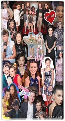 Batterie Millie Bobby Brown collage