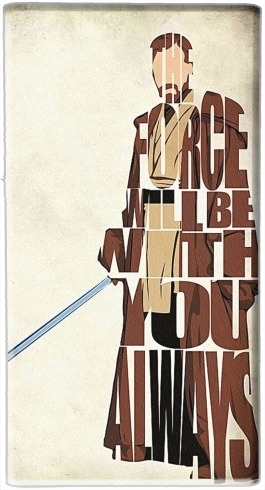 Batterie Obi Wan Kenobi Tipography Art