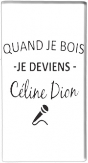 powerbank-small Quand je bois je deviens Celine Dion Prenom personnalisable