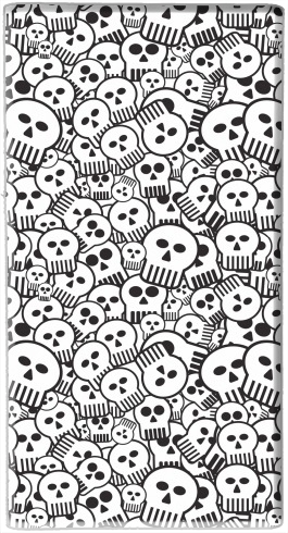 Batterie toon skulls, black and white