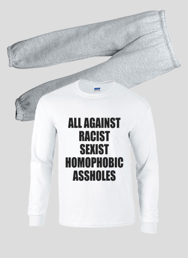 Pyjama All against racist Sexist Homophobic Assholes