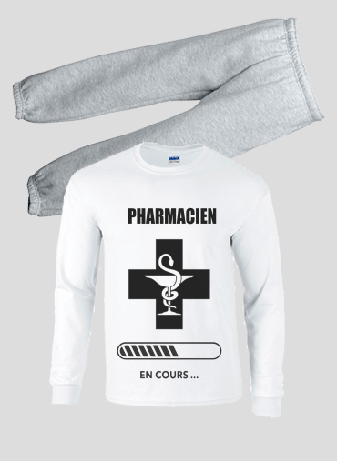 Pyjama Cadeau etudiant Pharmacien en cours