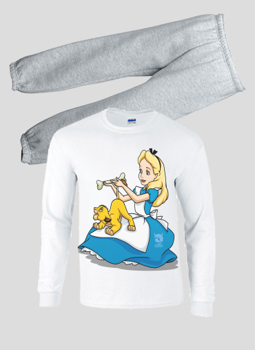 Pyjama Disney Hangover Alice and Simba