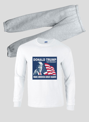 Pyjama Donald Trump Make America Great Again