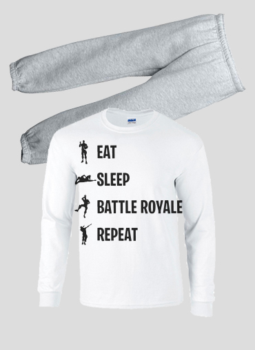Pyjama Eat Sleep Battle Royale Repeat