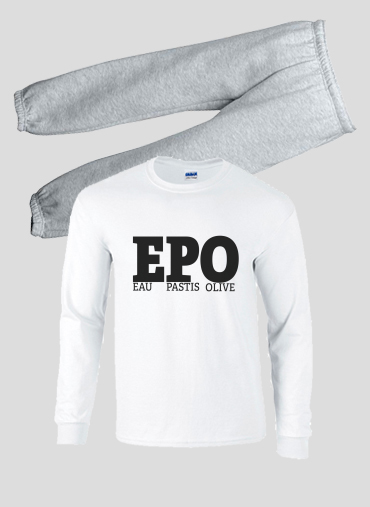Pyjama EPO Eau Pastis Olive