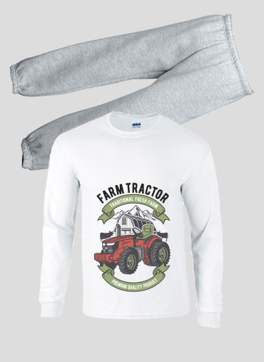 Pyjama Tracteur dans la ferme