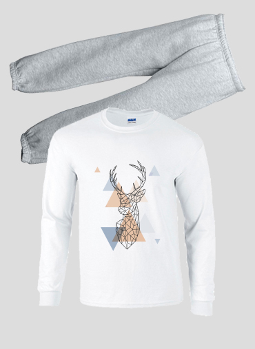 Pyjama Geometric head of the deer