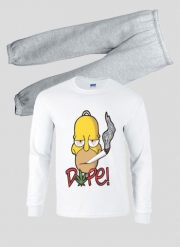 pyjama Homer Dope Weed Smoking Cannabis