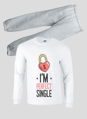Pyjama Im perfect single - Cadeau pour célibataire