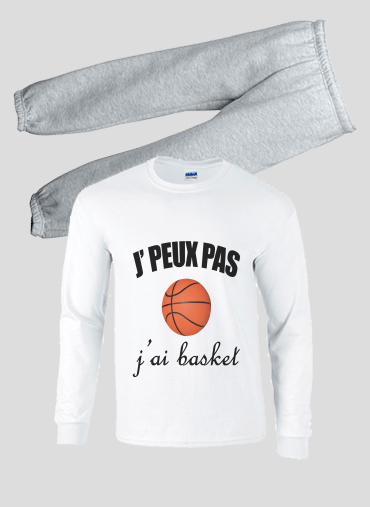 Pyjama Je peux pas j ai basket