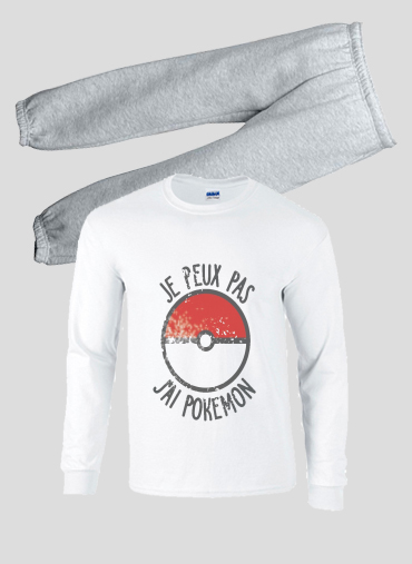 Pyjama Je peux pas j ai Pokemon