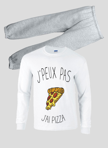Pyjama Je peux pas j'ai pizza