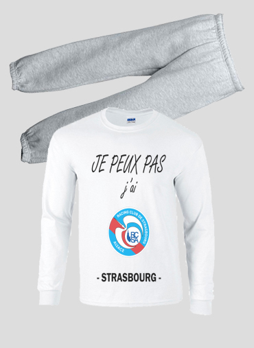 Pyjama Je peux pas j'ai Strasbourg