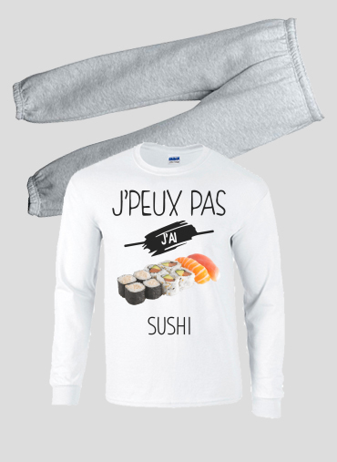 Pyjama Je peux pas j'ai sushi