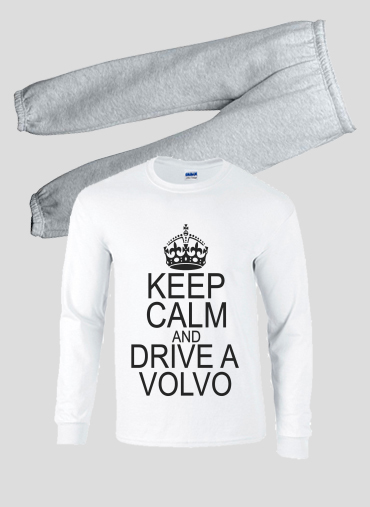 Pyjama Keep Calm And Drive a Volvo