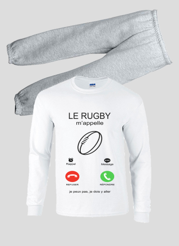 Pyjama Le rugby m'appelle