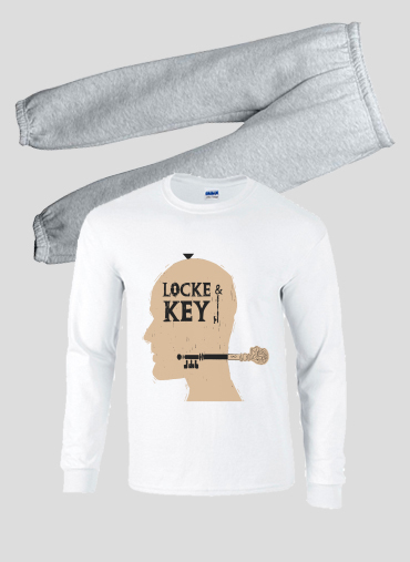 Pyjama Locke Key Head Art