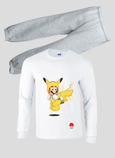 Pyjama Mario mashup Pikachu Impact-hoo!