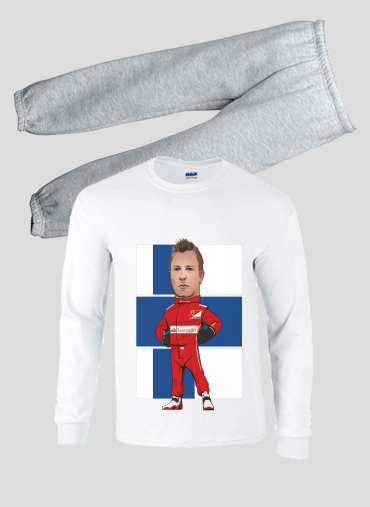 Pyjama MiniRacers: Kimi Raikkonen - Ferrari Team F1