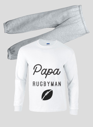 Pyjama Papa Rugbyman