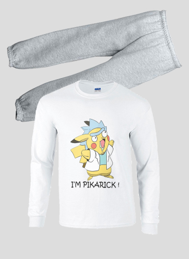 Pyjama Pikarick - Rick Sanchez And Pikachu 