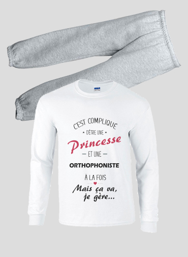 Pyjama Princesse et orthophoniste