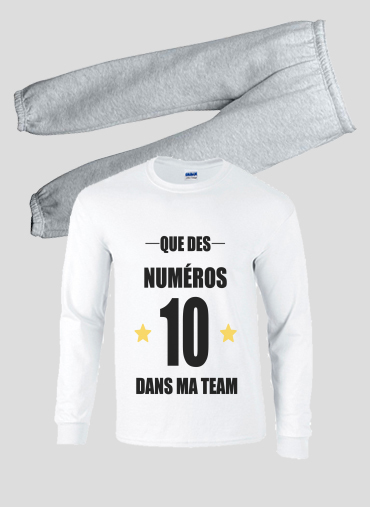 Pyjama Que des numeros 10 dans ma team