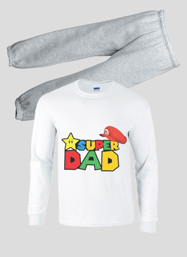 Pyjama Super Dad Mario humour