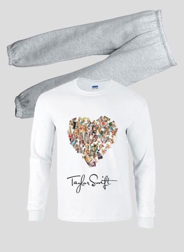 Pyjama Taylor Swift Love Fan Collage signature