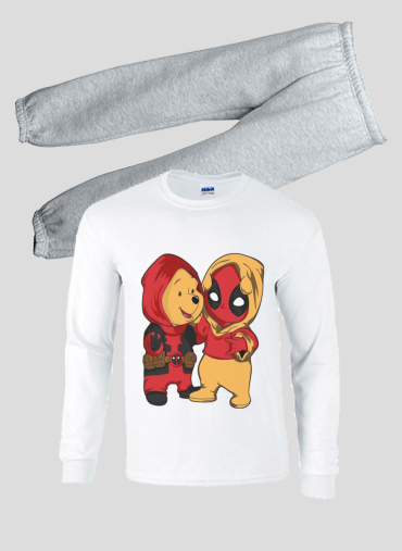 Pyjama Winnnie the Pooh x Deadpool