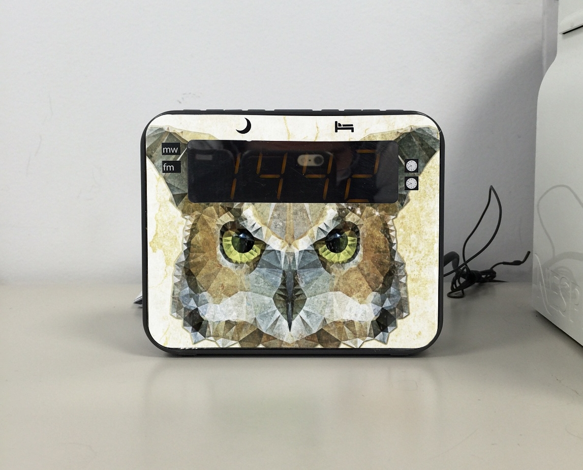 Radio-réveil abstract owl