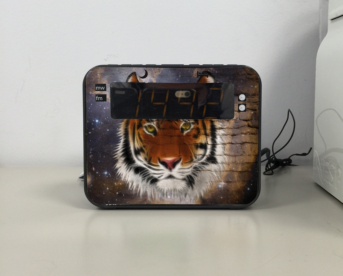 Radio-réveil Abstract Tiger