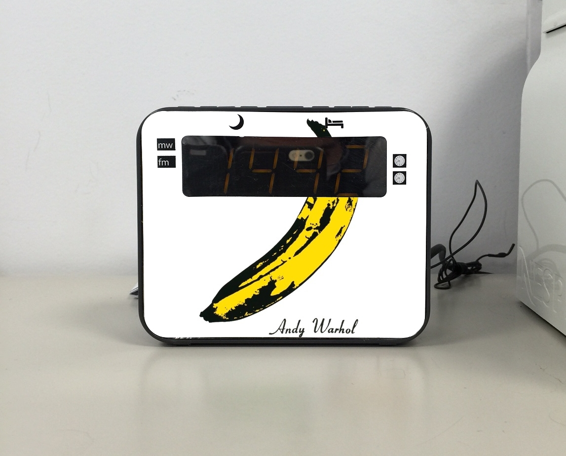 Radio-réveil Andy Warhol Banana