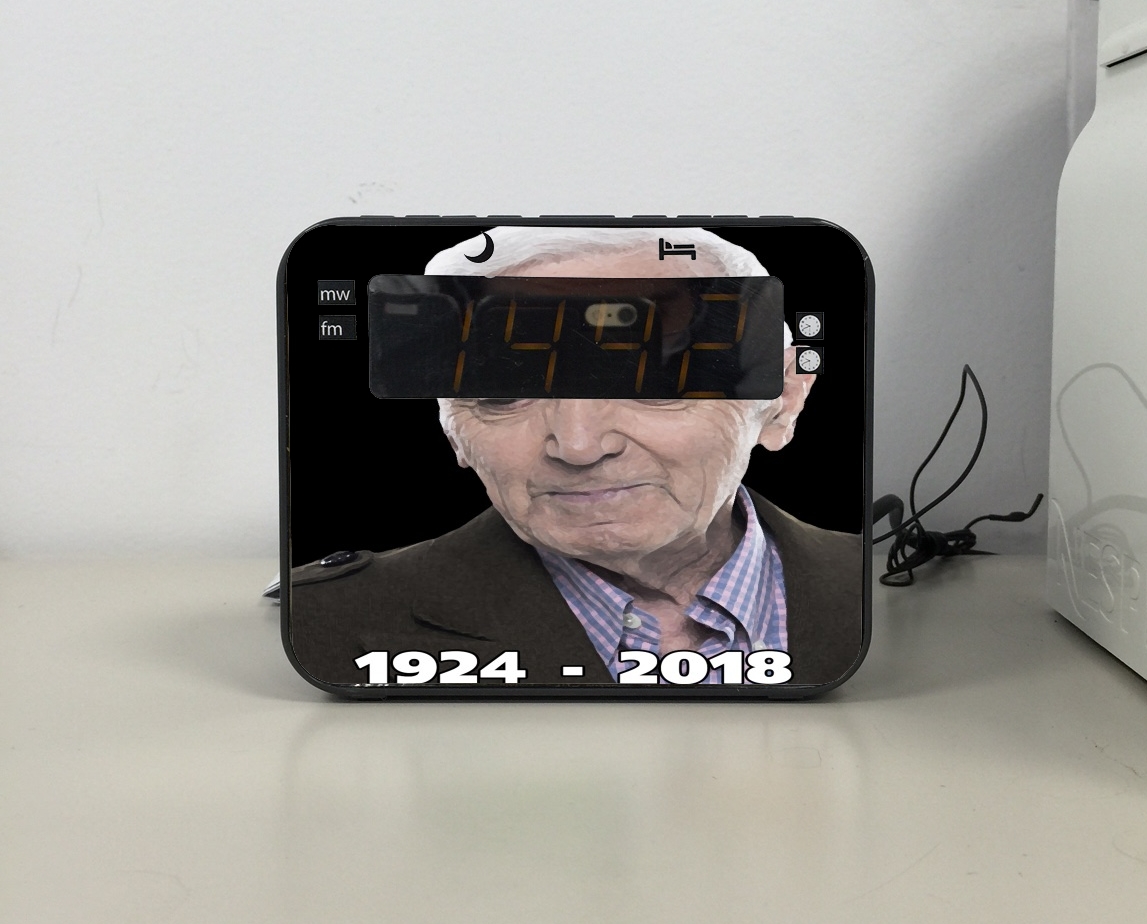 Radio-réveil Aznavour Hommage Fan Tribute