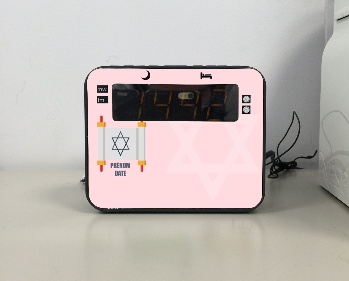 Radio-réveil bath mitzvah girl gift
