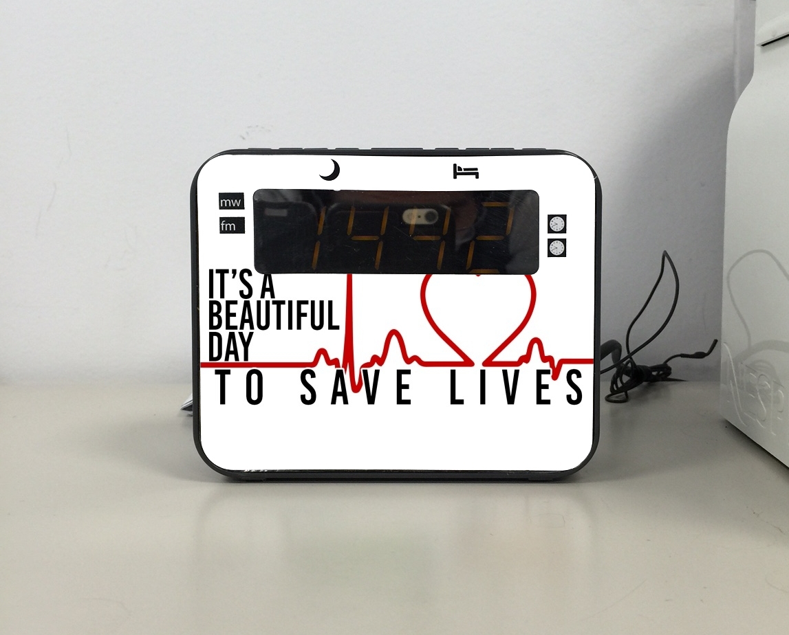 Radio-réveil Beautiful Day to save life