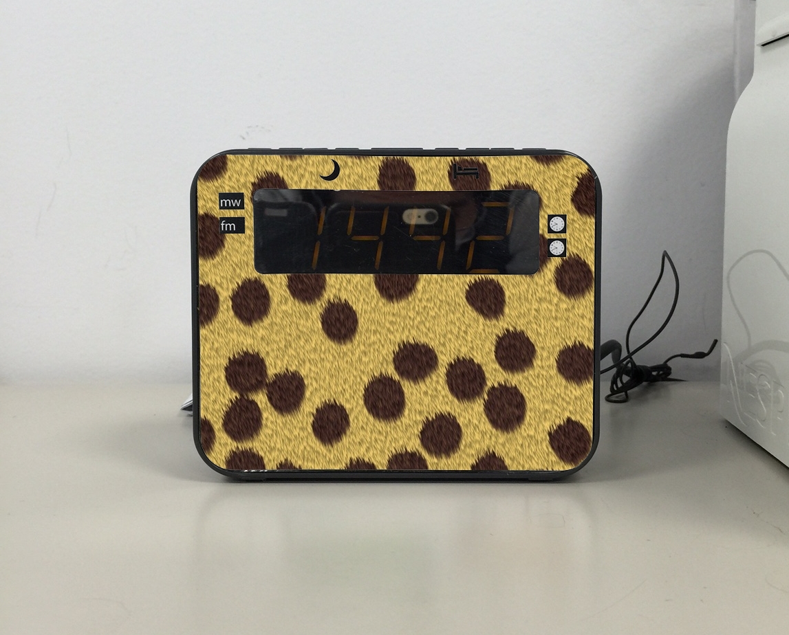 Radio-réveil Cheetah Fur
