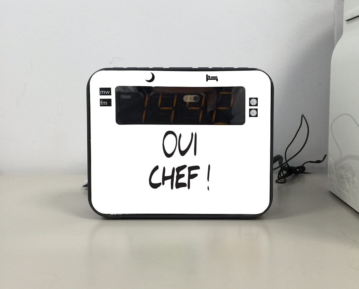 Radio-réveil Chef Oui Chef humour