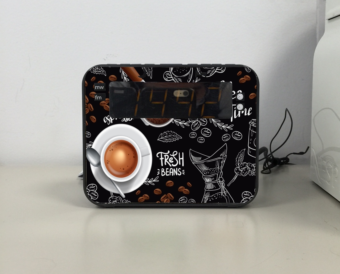 Radio-réveil Coffee time