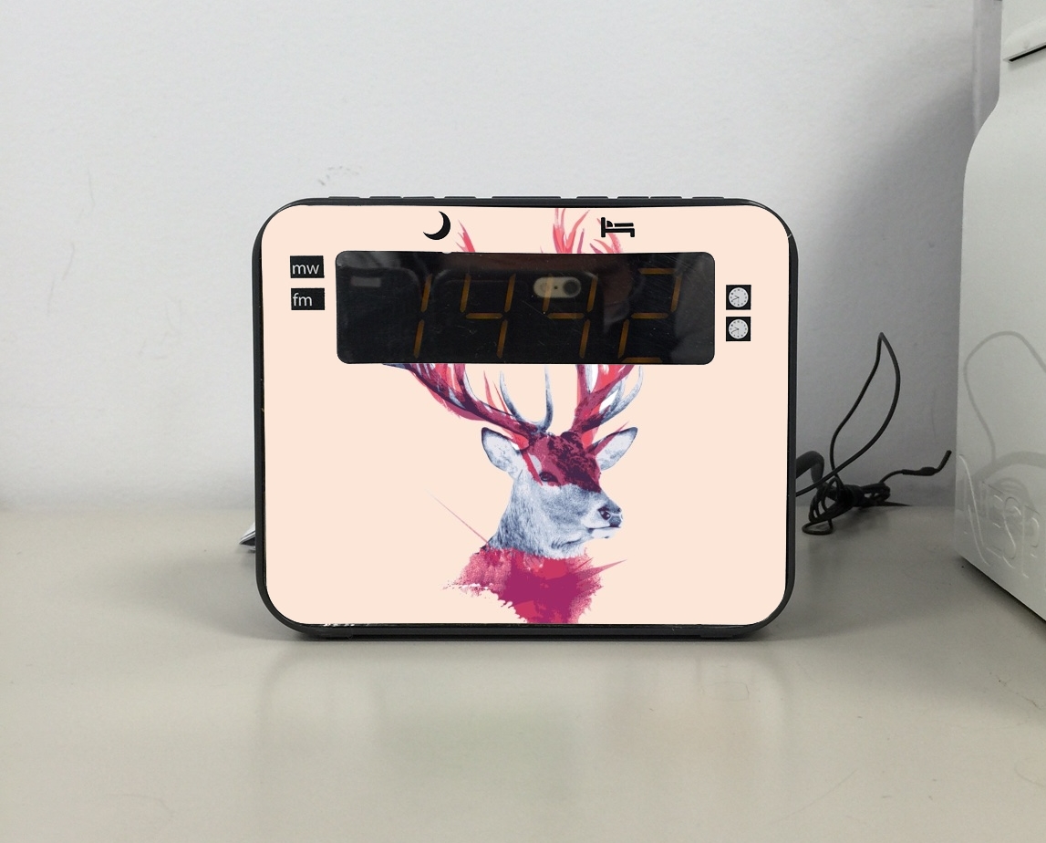 Radio-réveil Deer paint