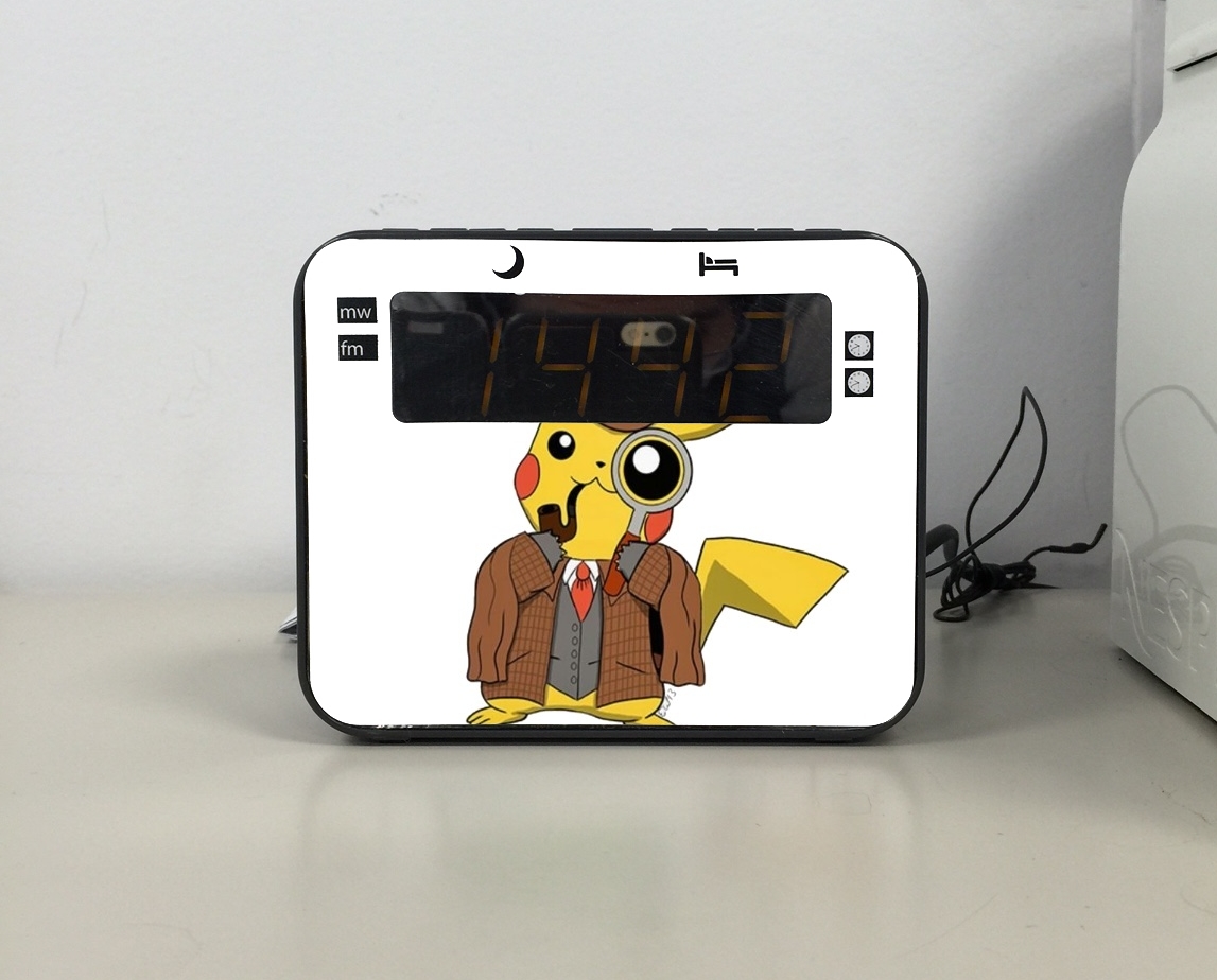 Radio-réveil Detective Pikachu x Sherlock